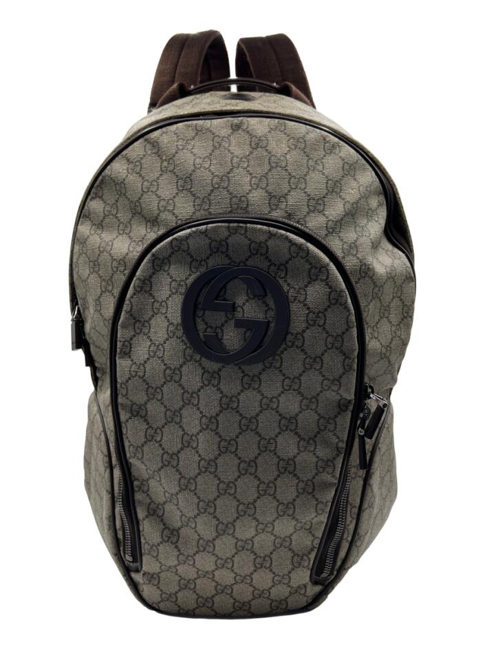 Mochila Gucci Interlocking GG Plus Marrom - CJVI81 Original
