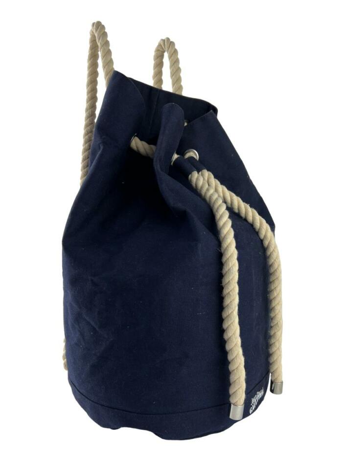 バッグ Jean Paul Gaultier Travel Print Hand Bag Mochila Jean Paul Gaultier Le Male Canvas Azul - CAAF20 Original
