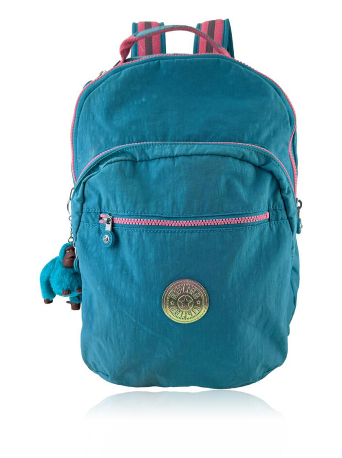 Mochila Kipling Nylon Verde Original - BNB454