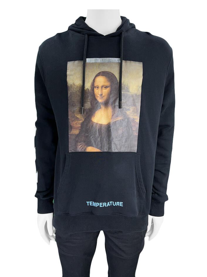 Moletom off cheap white monalisa