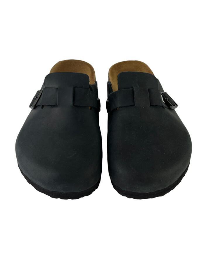 Mule Birkenstock Boston Preto - QUK55 Original | Etiqueta Única