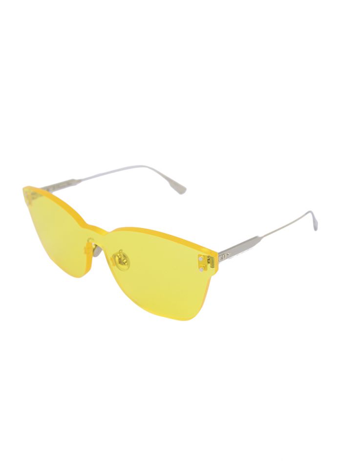 Dior yellow sunglasses discount