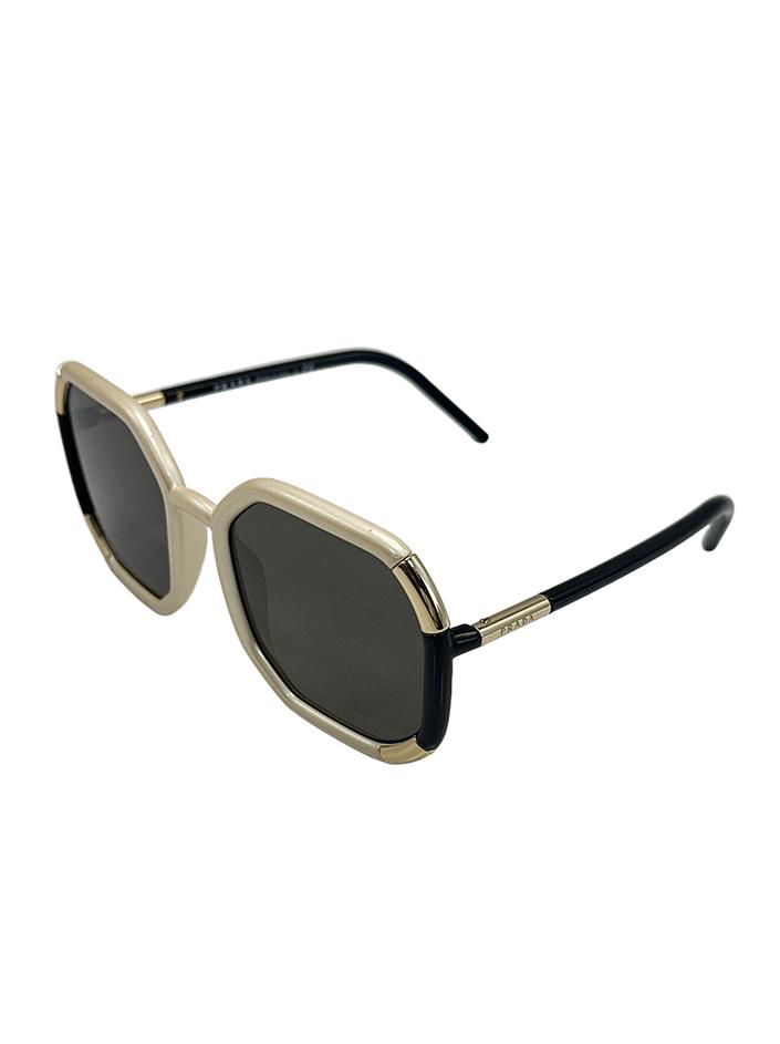 Óculos de Sol Prada SPR20X Dourado Preto - CXDQ17 Original