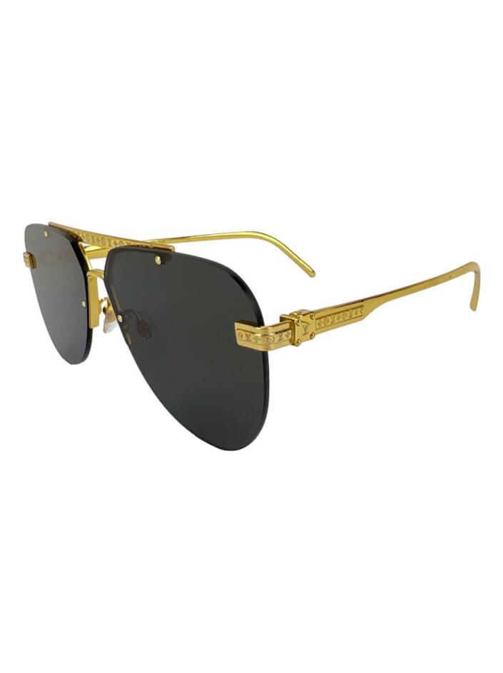 Óculos Louis Vuitton LV Ash Z1261W Dourado - EEE41 Original