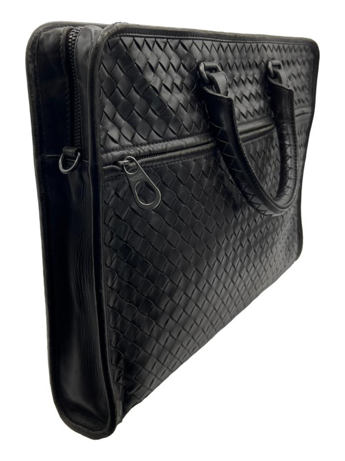 Pasta Bottega Veneta Brief Laptop Intrecciato Marrom - BOM75