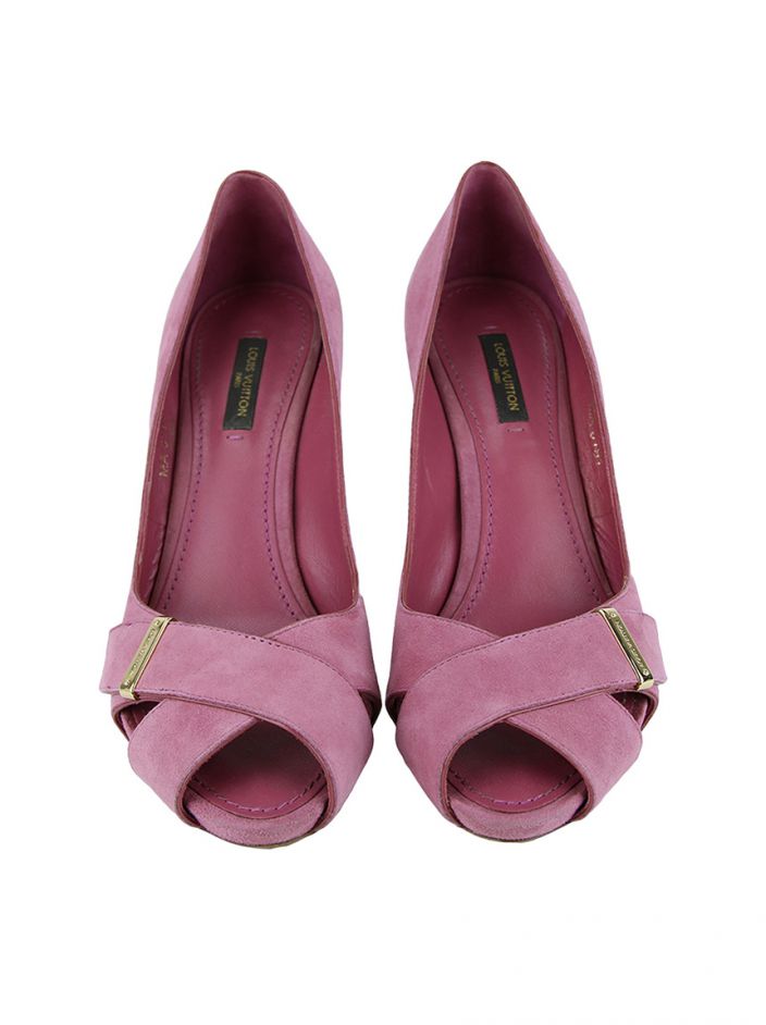 Rasteira Louis Vuitton Vintage Verniz Pink Original - FIP51