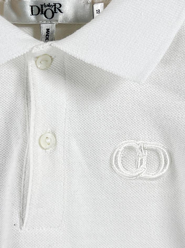 Polo Christian Dior BABY DIOR BRANCA - CSPE360 Original | Etiqueta