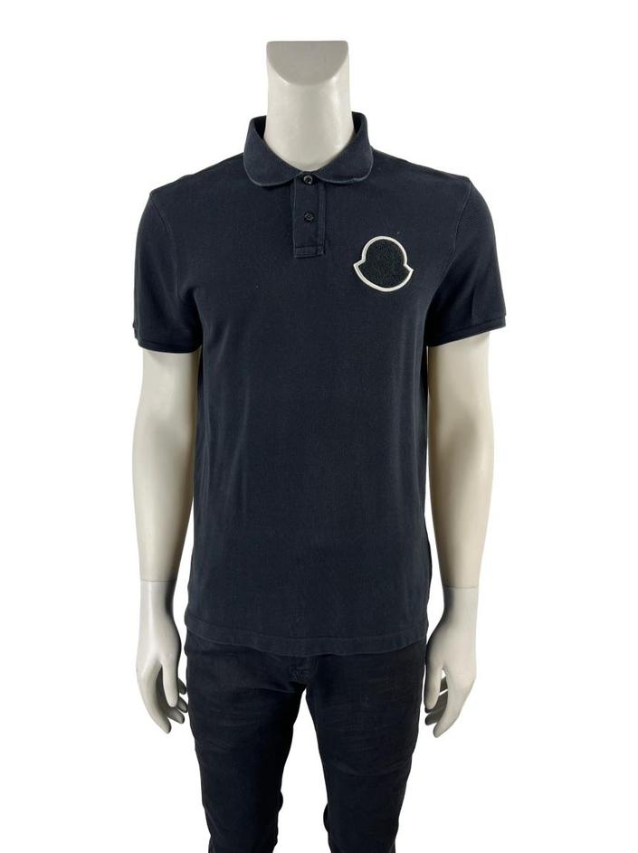 Polo Moncler Maglia Polo Manica Corta Preto - QRI257 Original