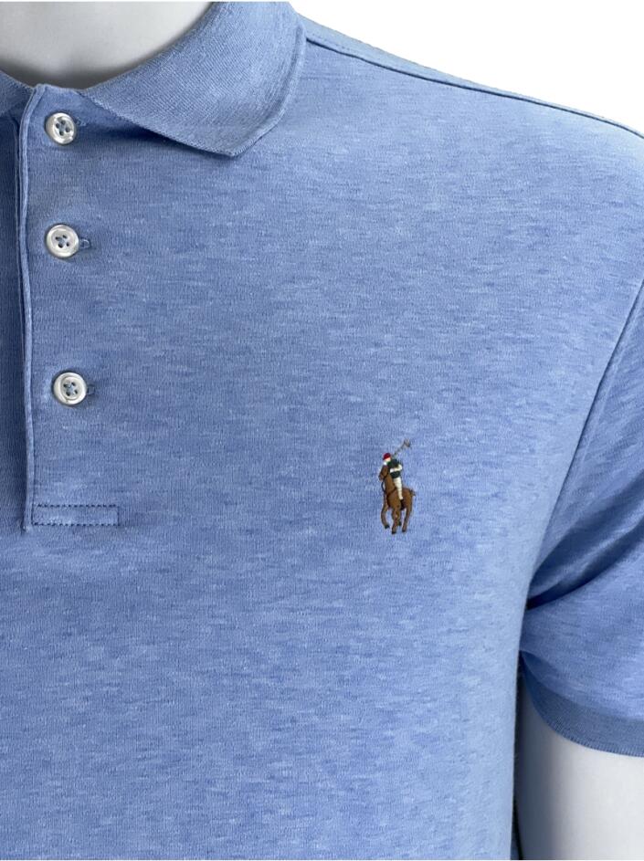 Polo Polo Ralph Lauren Classic Fit Azul - AGPK58 Original