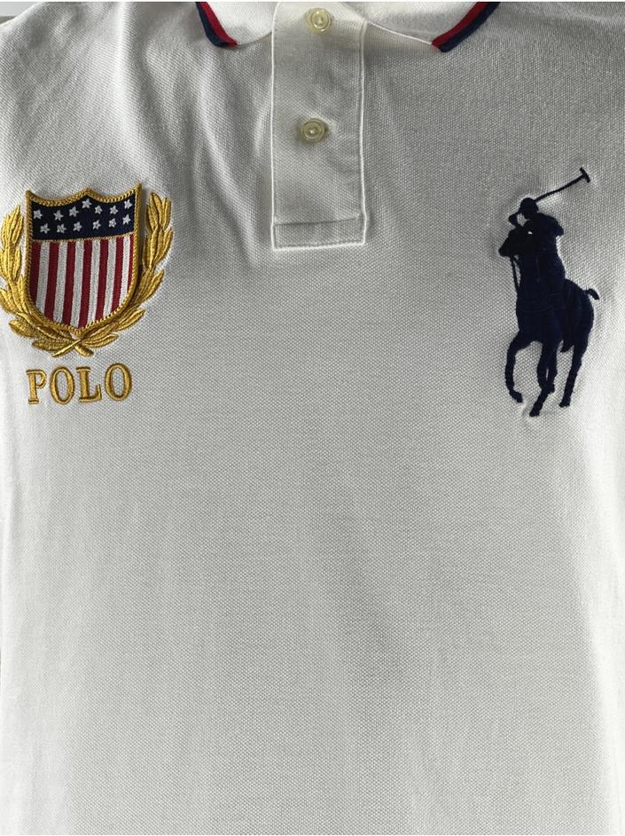 Polo Polo Ralph Lauren Classic Fit Branca - COFF124 Original