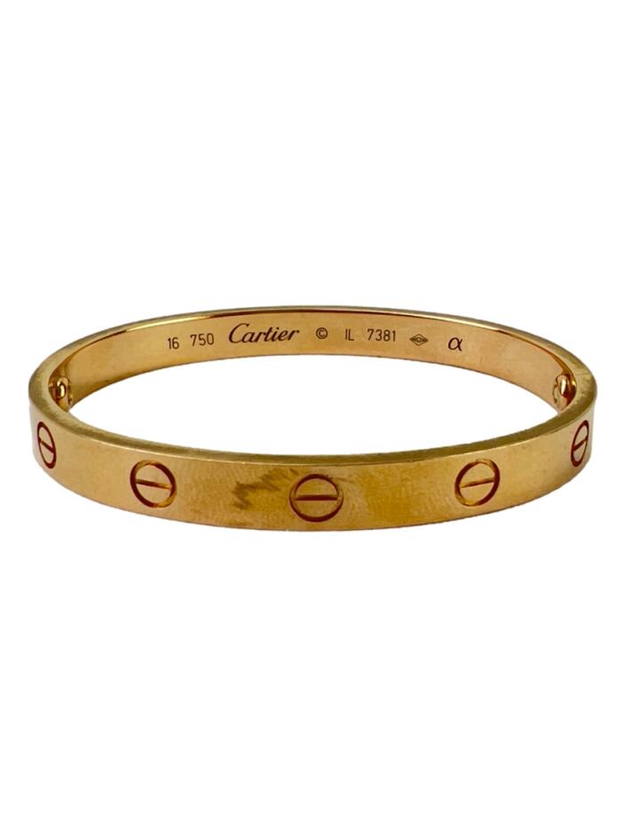 Pulseira Cartier Love Ouro Rose - PN295 Original | Etiqueta Única