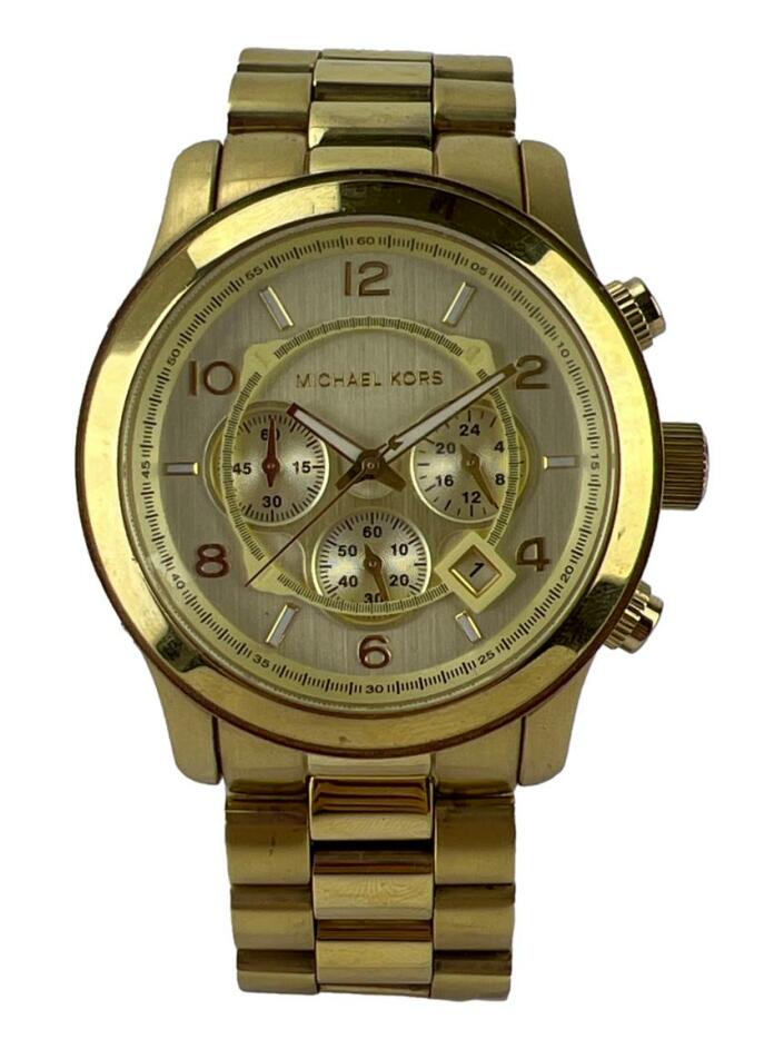 Relógio Michael Michael Kors MK8077 Runway Chronograph Dourado