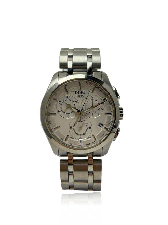 Rel gio Tissot Couturier Prateado Original CBFU1 Etiqueta nica