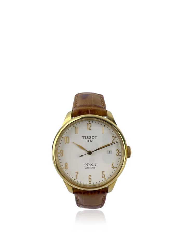 Rel gio Tissot Le Locle 150 Years Quartz Dourado Original CEFN1