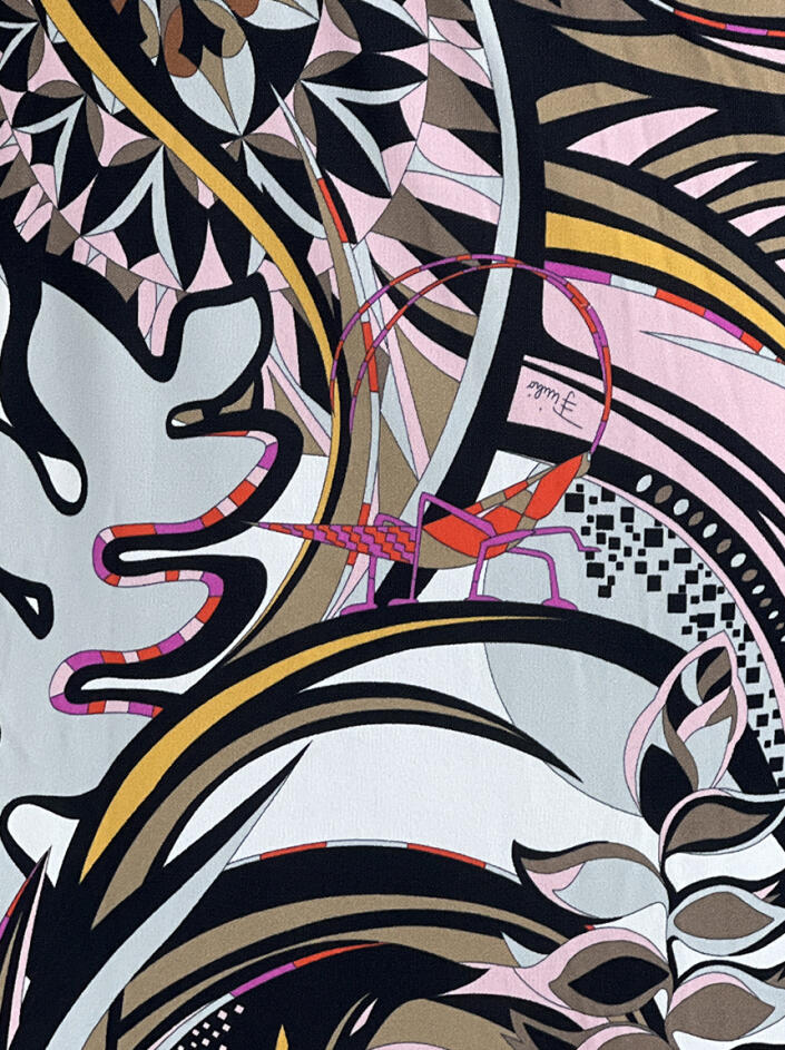 Saia Emilio Pucci Tecido Estampada - DPA46 Original | Etiqueta Única