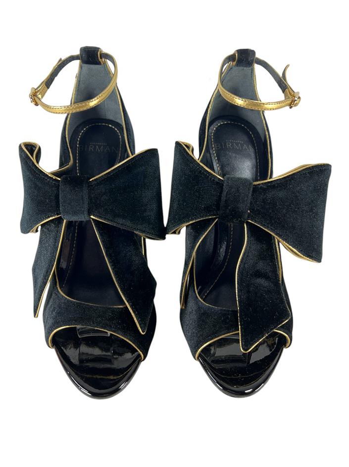 Alexander21 (リムW.chr.shcmid) Sandália Alexandre Birman Lupita Laço Preto - CVVN128 Original