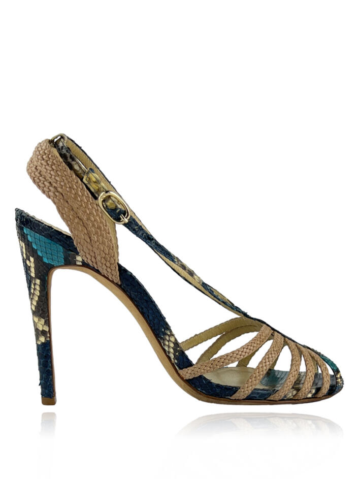 Alexandre birman python on sale sandals