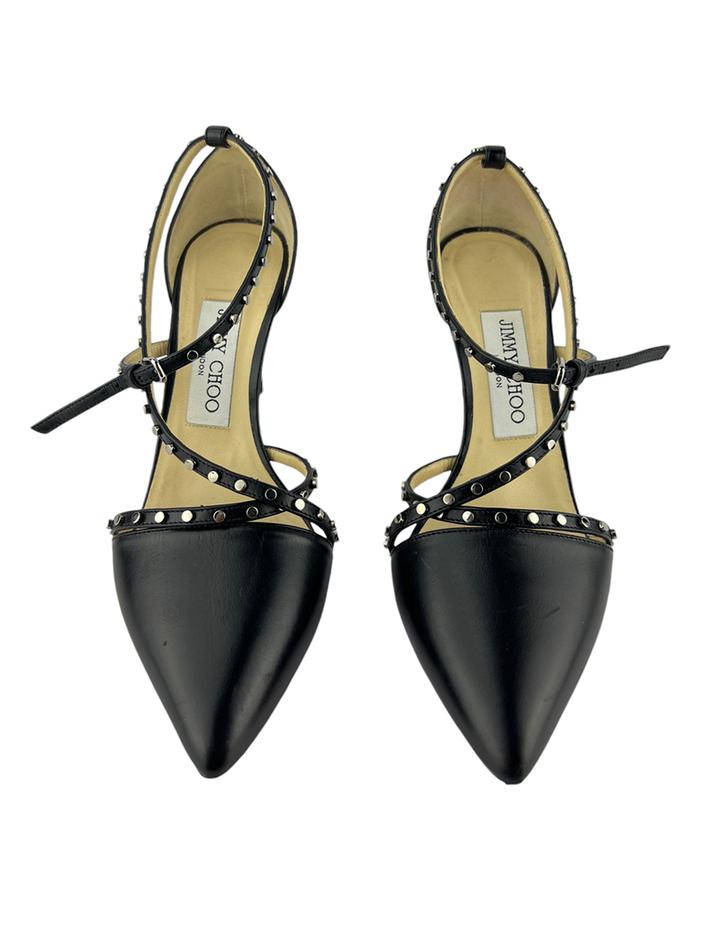 Sandália Jimmy Choo Sapato Jimmy Choo Tiff 100 Preto - GUA208