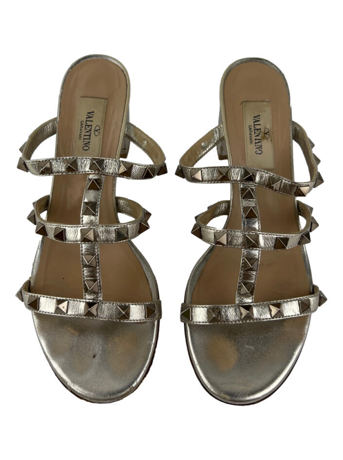 VALENTINO エスパドリーユ　37サイズ sandalia-valentino-rockstud-