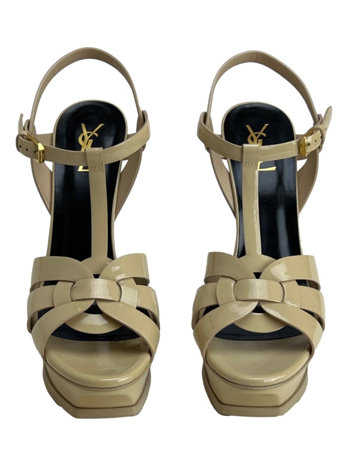 Sand Lia Yves Saint Laurent Tribute Verniz Bege Original Awu