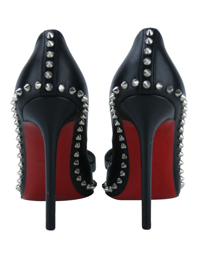 Sapato Christian Louboutin Lucifer Bow Preto Original Etiqueta Unica