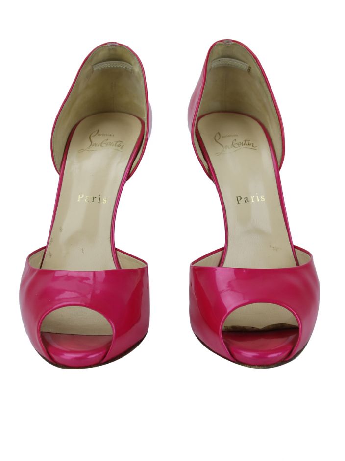 Sapato Christian Louboutin Verniz Rosa - DZB253 Original