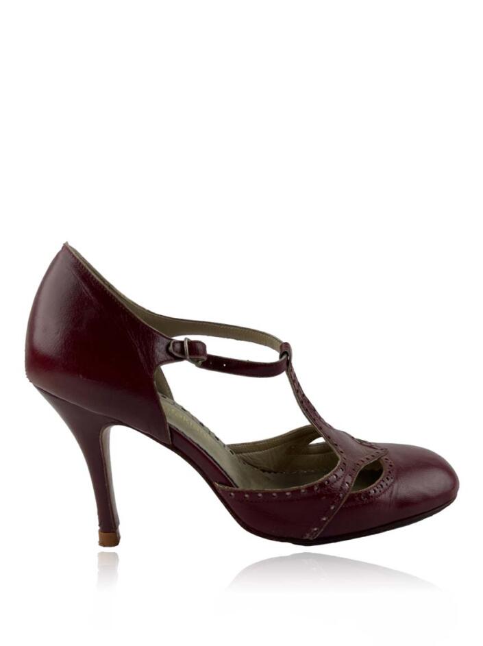 Sapato 2024 brogue vermelho