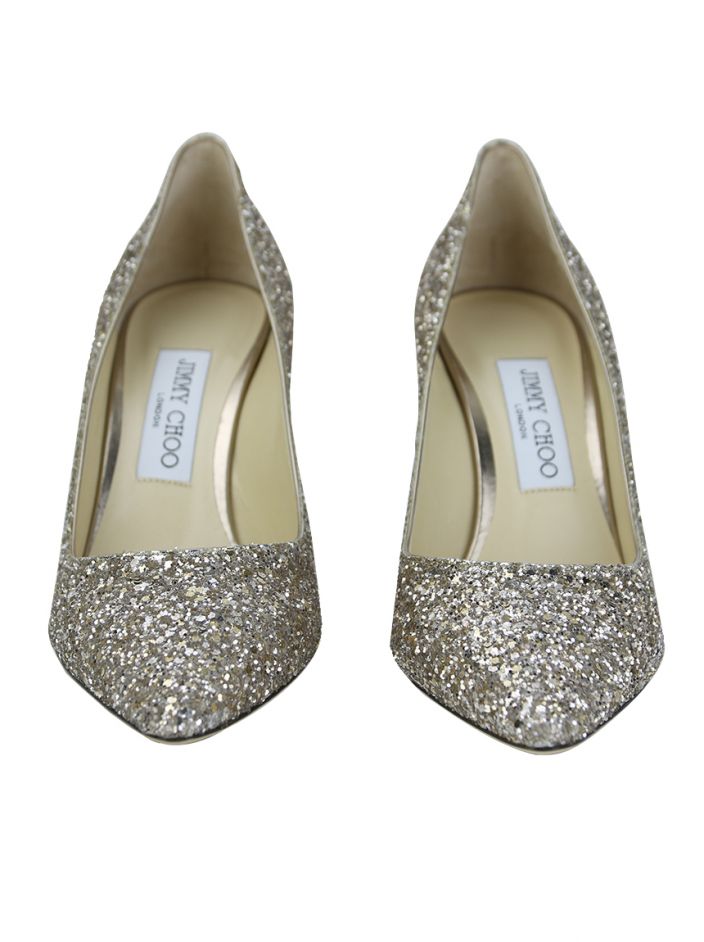 靴 JIMMY CHOO Sapato Jimmy Choo Romy 85 Glitter - IP261 Original | Etiqueta Única