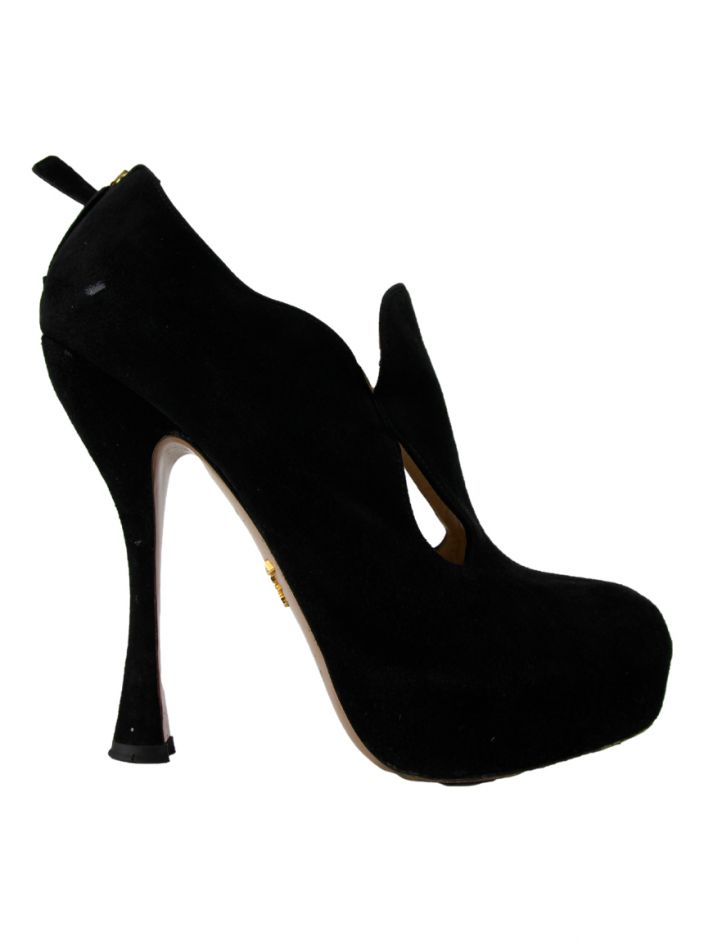 靴 prada archive square toe suede shoes prada archive square toe suede shoes