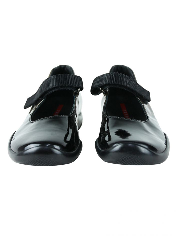 Sapato Prada Creeper Nylon e Verniz