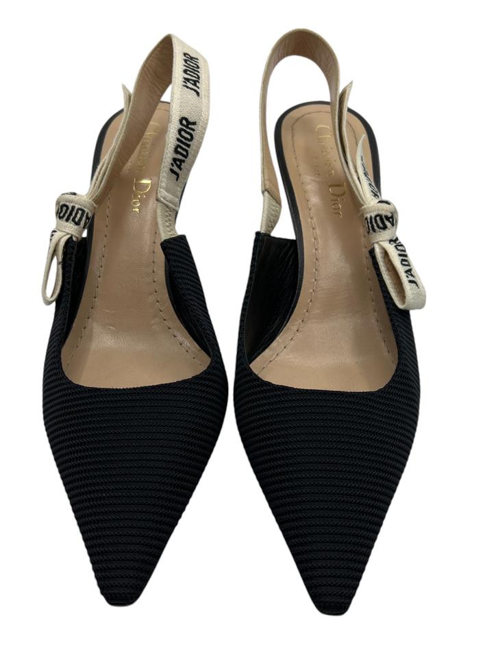Scarpin Christian Dior J'Adior Slingback Preto - AGOX120 Original