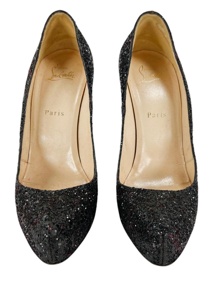 Scarpin Christian Louboutin Glitter Preto - CSSK13 Original