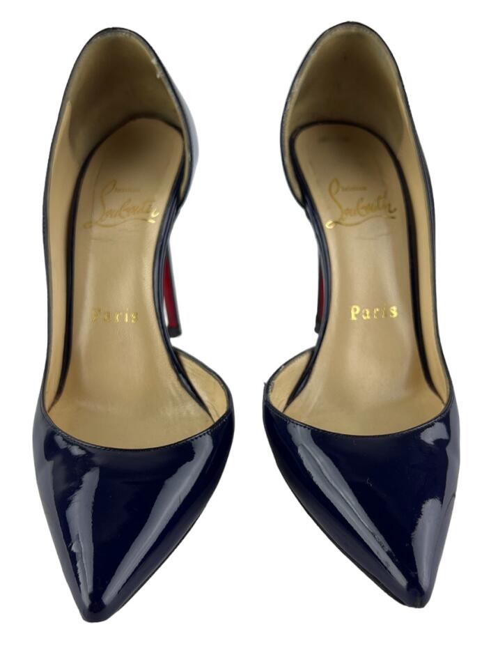 Scarpin Christian Louboutin Iriza Azul Marinho - CAMT192 Original