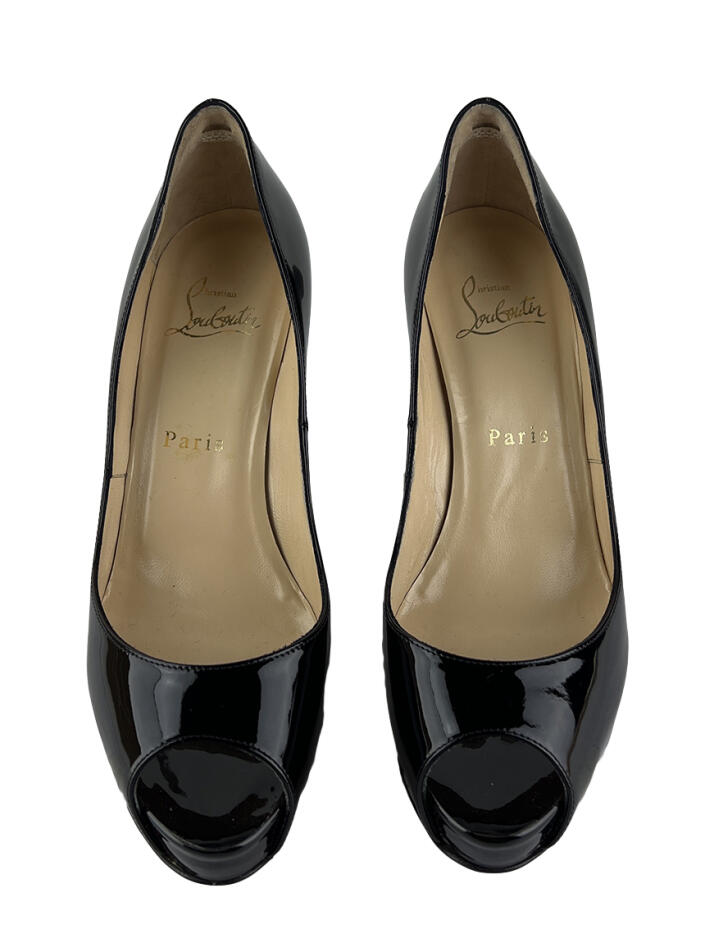c*o様 ChristianLouboutinブラックNewVeryPrive1 Scarpin Christian Louboutin Very Prive 100 Preto - CEWE1 Original