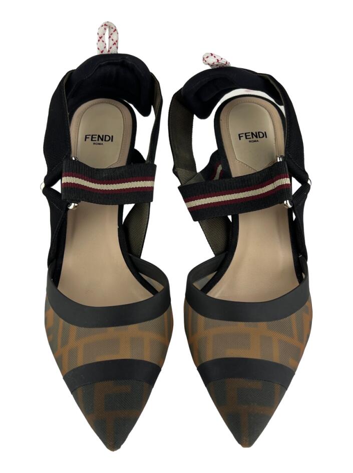 Scarpin Fendi Colibri Zucca - FE621 Original | Etiqueta Única