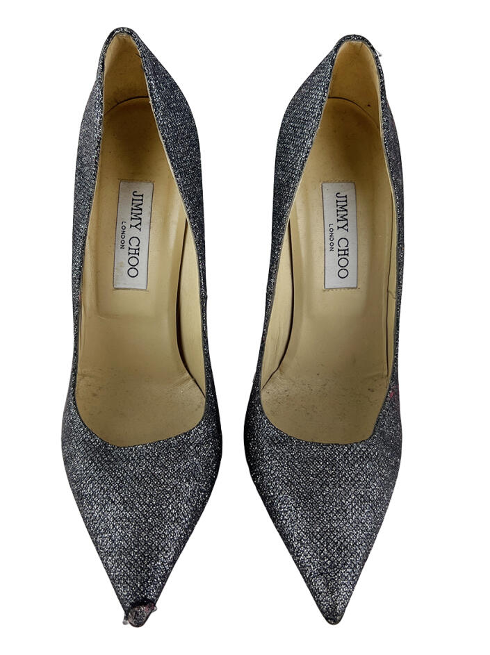 Scarpin Jimmy Choo Anouk Cinza - CAYC9 Original | Etiqueta Única