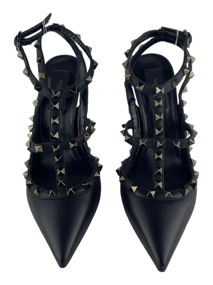 Scarpin Valentino Noir Rockstud Preto - CHAV3 Original | Etiqueta