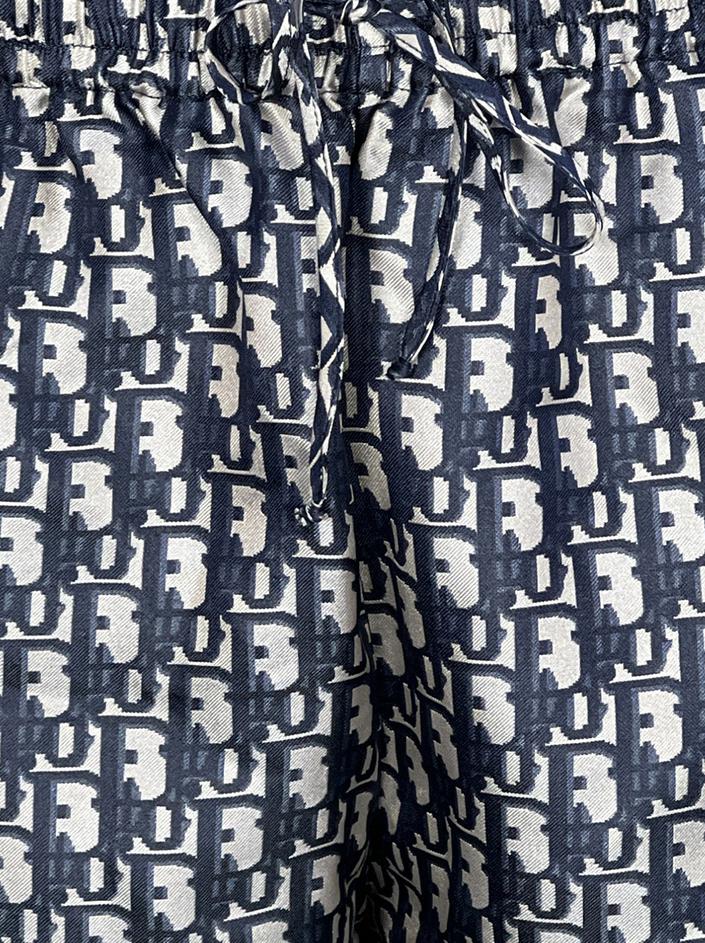 Shorts Christian Dior Seda Estampada - CGZA46 Original | Etiqueta