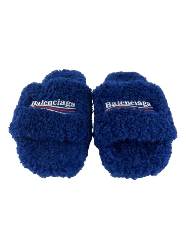 靴 Balenciaga furry slide 41 Slide Balenciaga Furry Azul - CEZX6 Original | Etiqueta Única