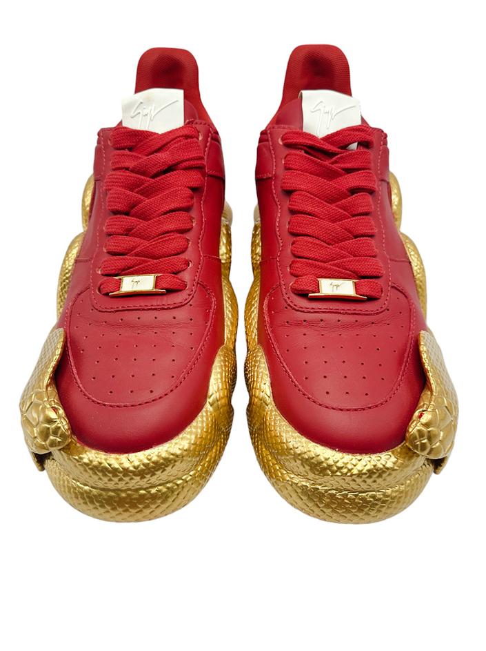 Sneaker Giuseppe Zanotti Cobras Vermelho - TR883 Original