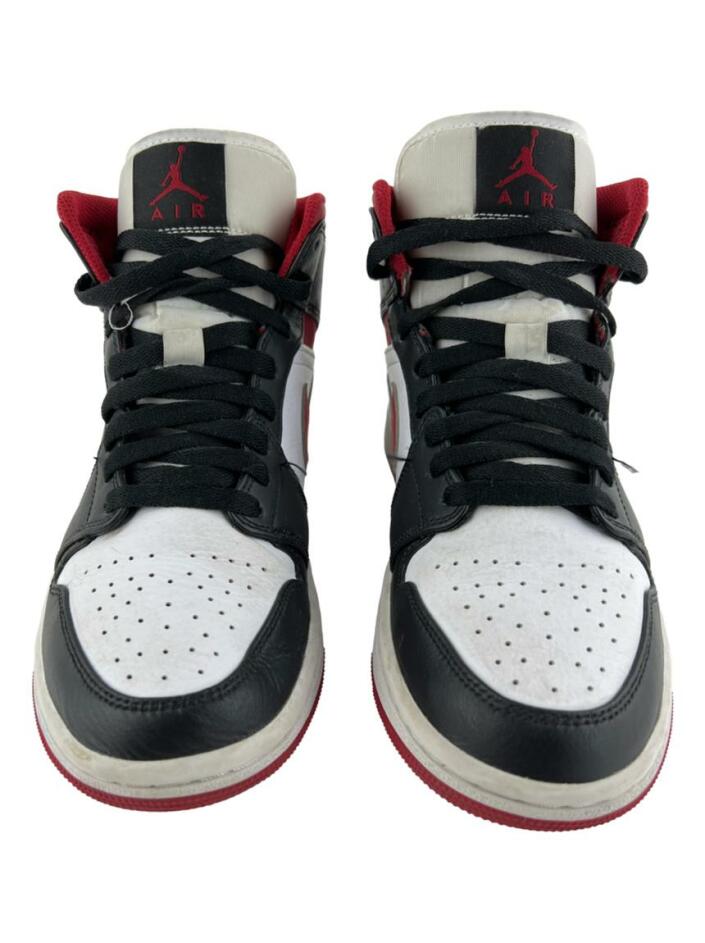 Sneaker Nike Air Jordan 1 Mid Black Gym Red - AGEC10 Original