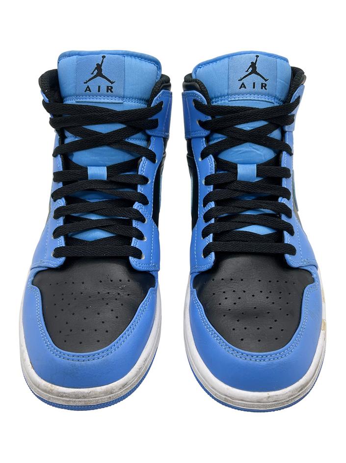 Sneaker Nike Air Jordan 1 Mid University Blue Black - CZPC9