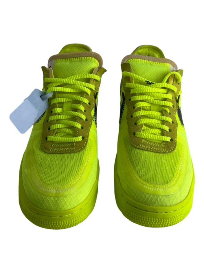 Sneaker Nike x Off-White Air Force 1 Volt - PIZ376 Original