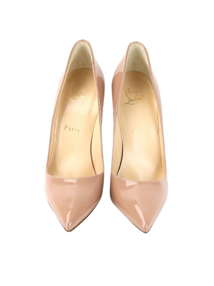 Scarpin Christian Louboutin So Kate Nude 120MM - DOE1 Original