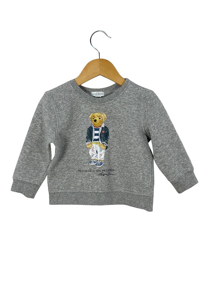 Polo Bear トレーナー S/P (7) グレー sueter-ralph-lauren-polo-bear-