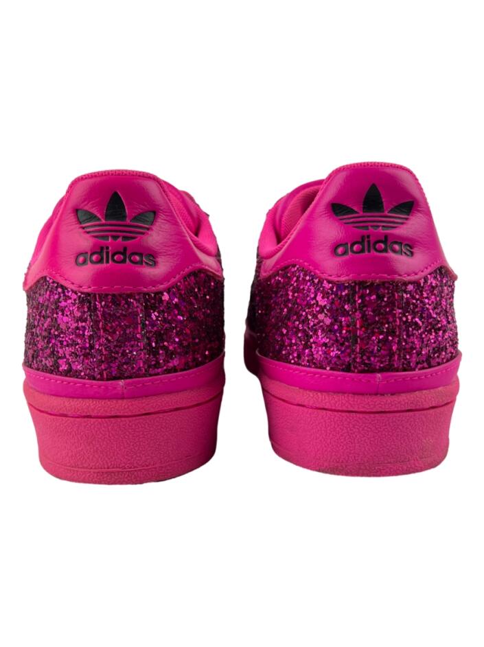 Tênis Adidas Superstar Glitter Rosa - AGAY7 Original | Etiqueta Única