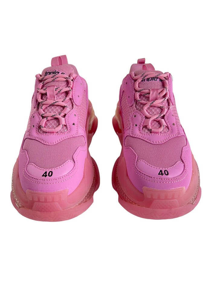 Tênis Balenciaga Triple S 'Clear Sole' Rosa - CJNX2 Original
