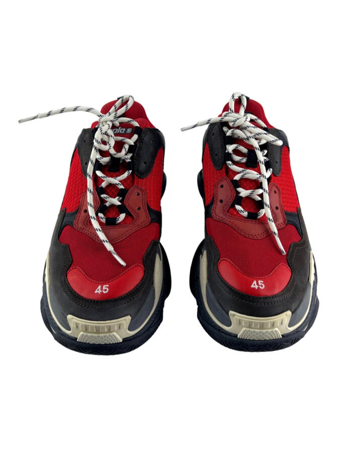 Tênis Balenciaga Triple S Vermelho - DOL238 Original | Etiqueta Única