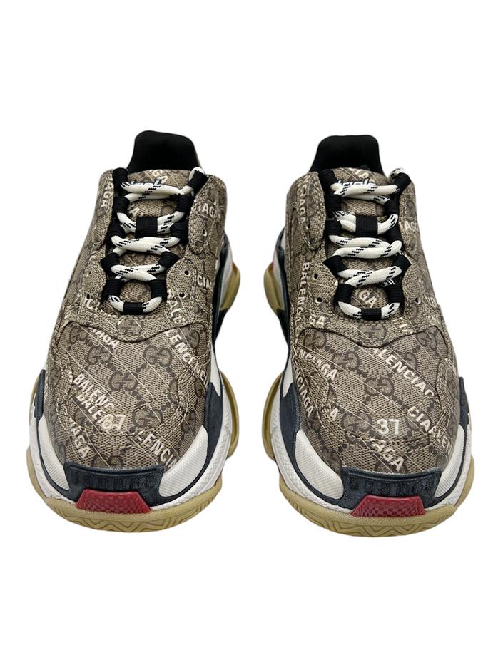 Tênis Balenciaga X Gucci GG Triple S Bege - CEDO7 Original