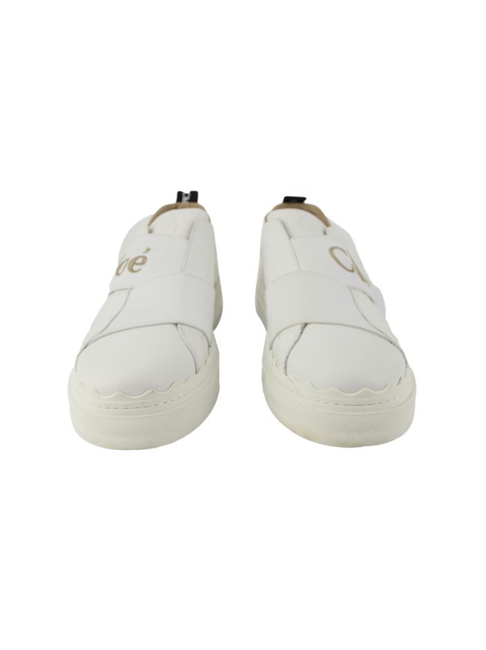 Tênis Chloé Lauren Smooth Calfskin Branco - SVG2 Original